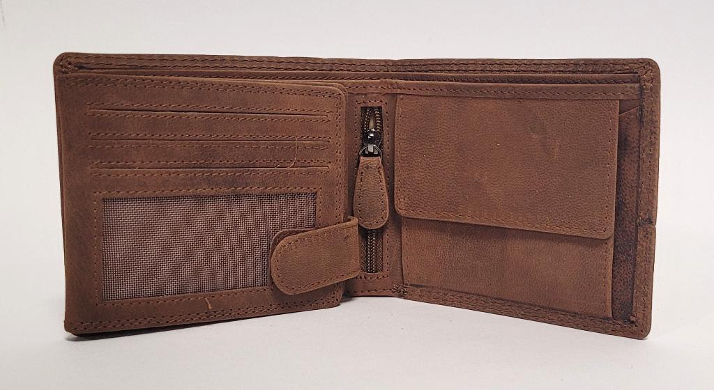 Adelaar portemonnee echt leer bruin portefeuille wallet, Sieraden, Tassen en Uiterlijk, Portemonnees, Info@deconoord.nl, Bruin