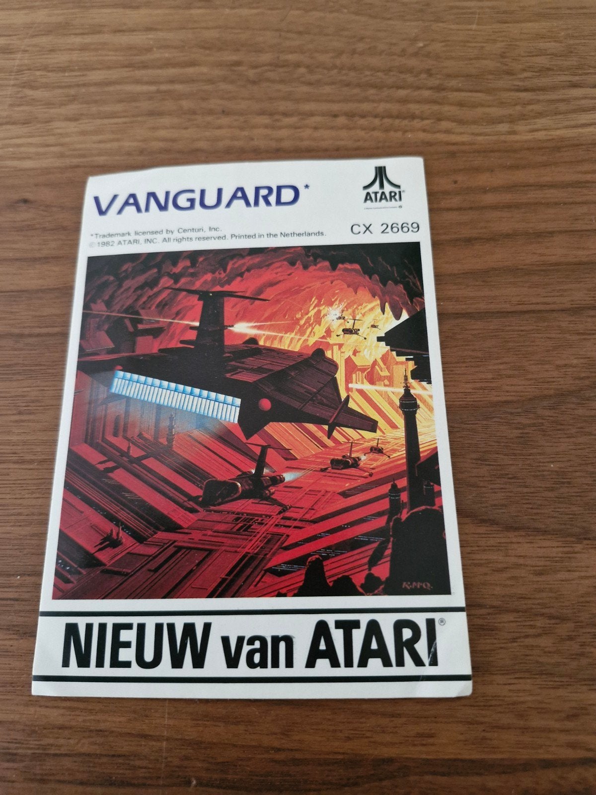 11037 Sticker Atari Vanguard CX 2669 - Nieuw van Atari, Verzamelen, Ophalen of Verzenden, Nieuw