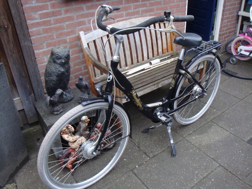 degelijke montego liberty dames/moederfiets 50cm 7V nu €100, Gebruikt, Versnellingen, 50 tot 53 cm, Trommelrem