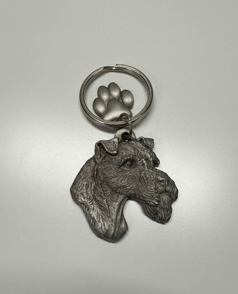 Sleutelhanger Welsh Terrier - tin, Dier of Natuur, Nieuw, Ophalen of Verzenden, Nvt