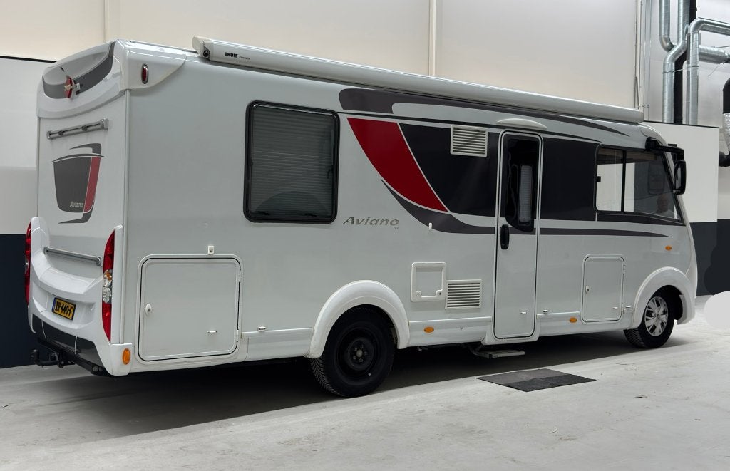 Bürstner Aviano 700 Queensbed 57.000 km 2016, Integraal, Ringverwarming, Fiat, Luifel