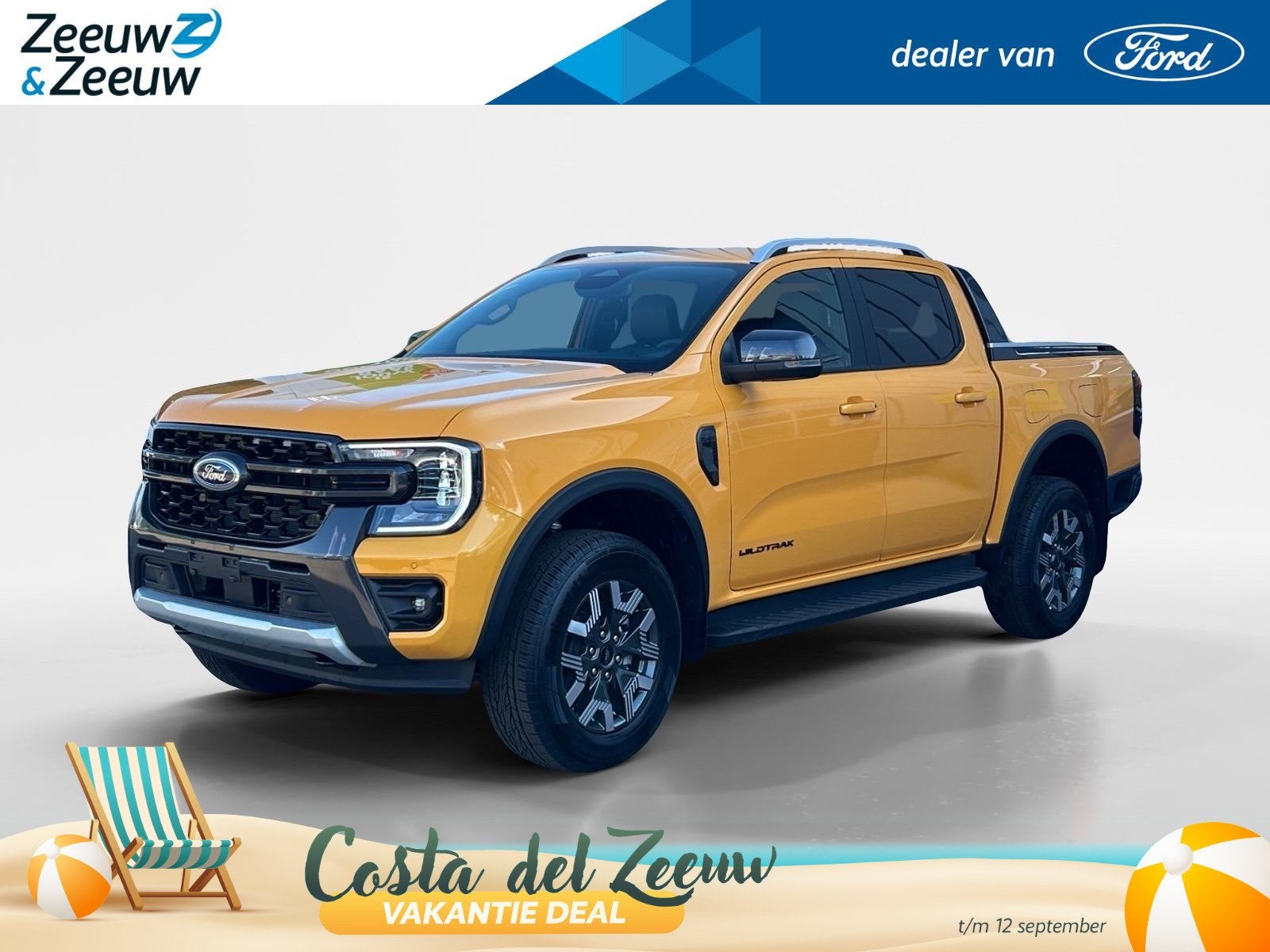 Ford Ranger Wildtrak 2.3 PHEV 279pk 10-traps automaat | DEMO, Auto's, Ford, Automaat, Automatische klimaatregeling, 281 pk, 4 cilinders
