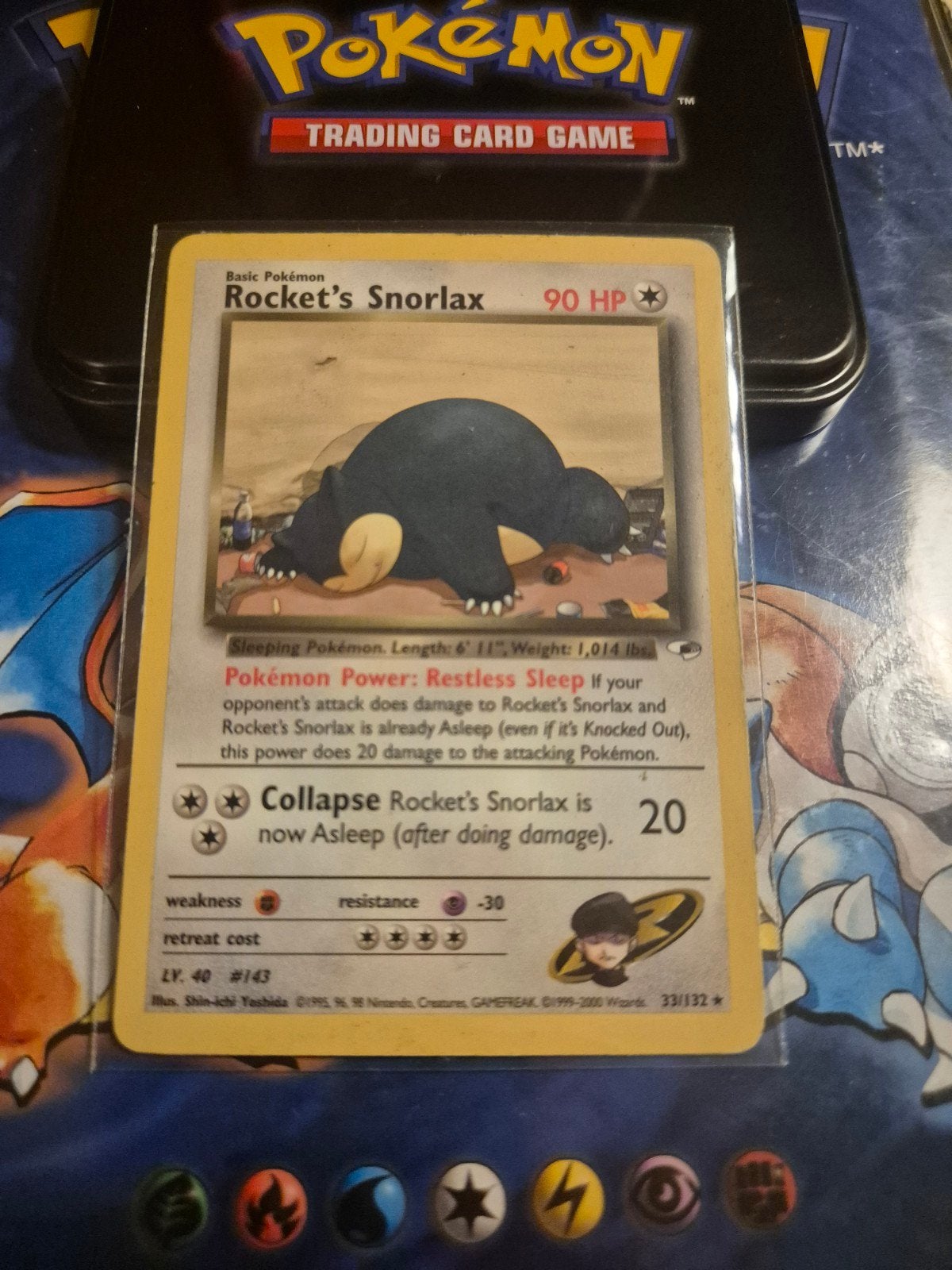 Rocket's Snorlax Pokémon 33/132, Ophalen of Verzenden, Zo goed als nieuw, Losse kaart