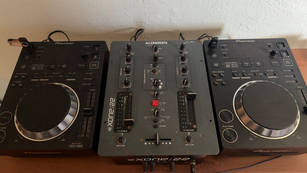2 CDJ 350’s + Allen&Heath Xone 22, Muziek en Instrumenten, Ophalen of Verzenden, Gebruikt, Dj-set, Pioneer