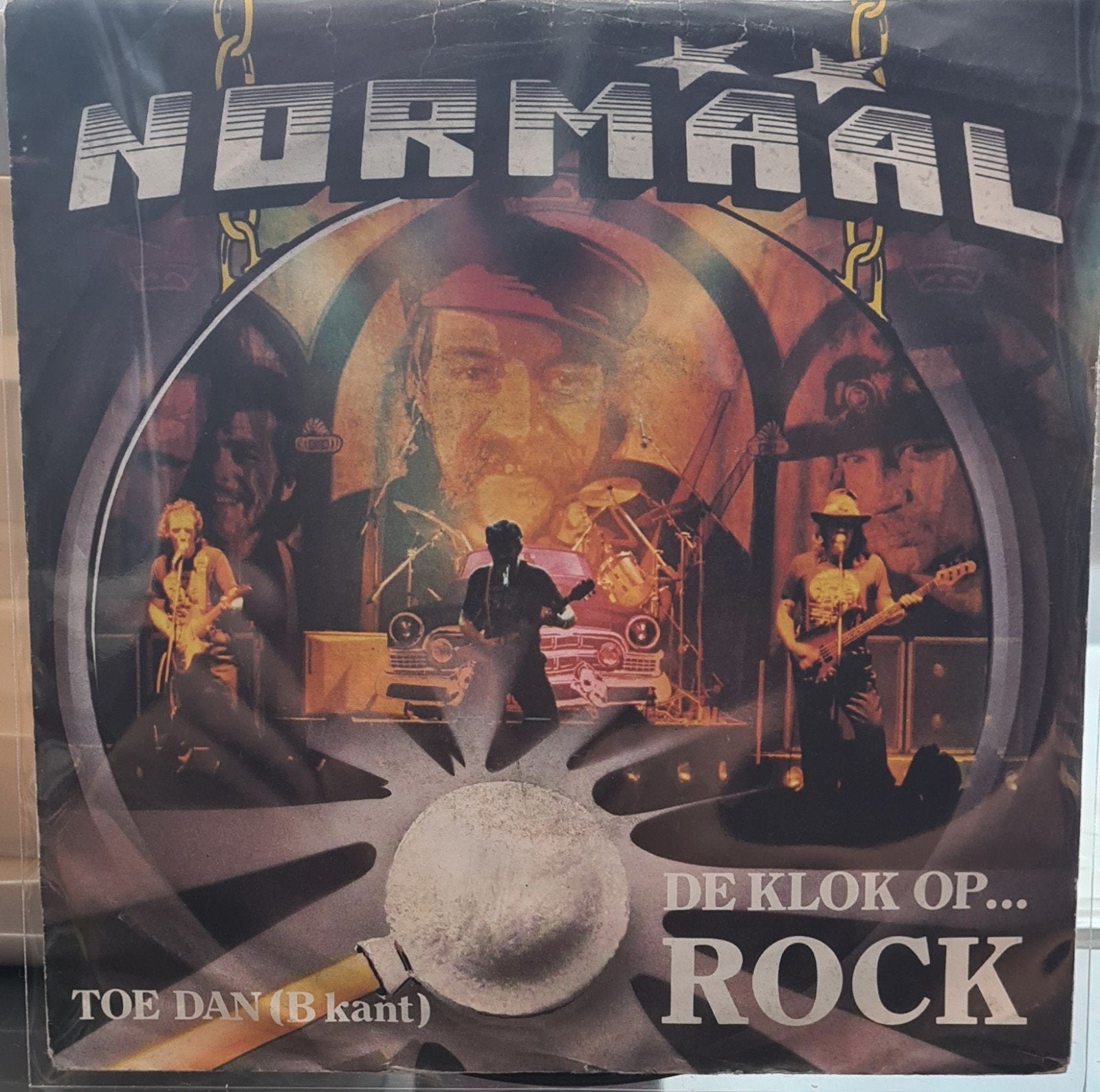 Normaal - De Klok Op... Rock / Toe Dan (B kant) Single, Ophalen of Verzenden, Gebruikt, Poprock, Single