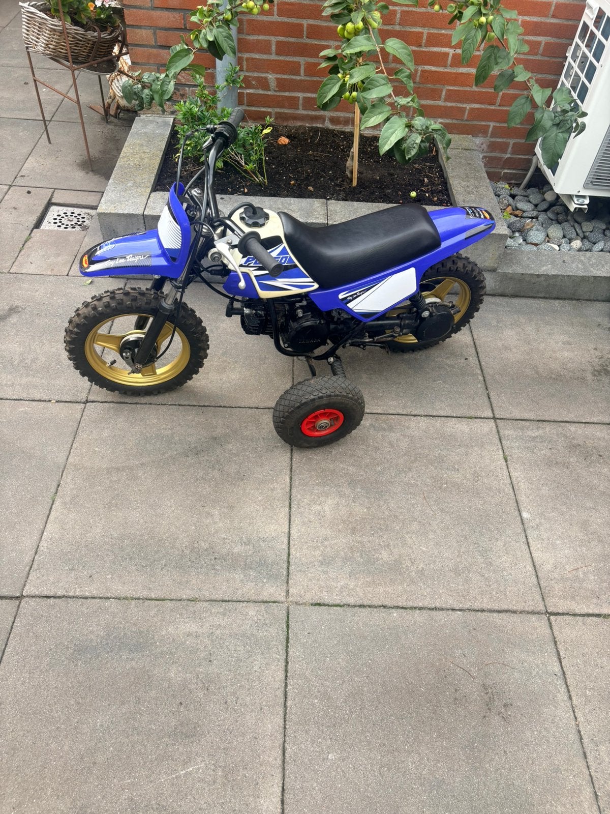 Yamaha pw50 kinder crosser incl zijwieltjes, Ophalen, Gebruikt, 50 cc, Overige typen