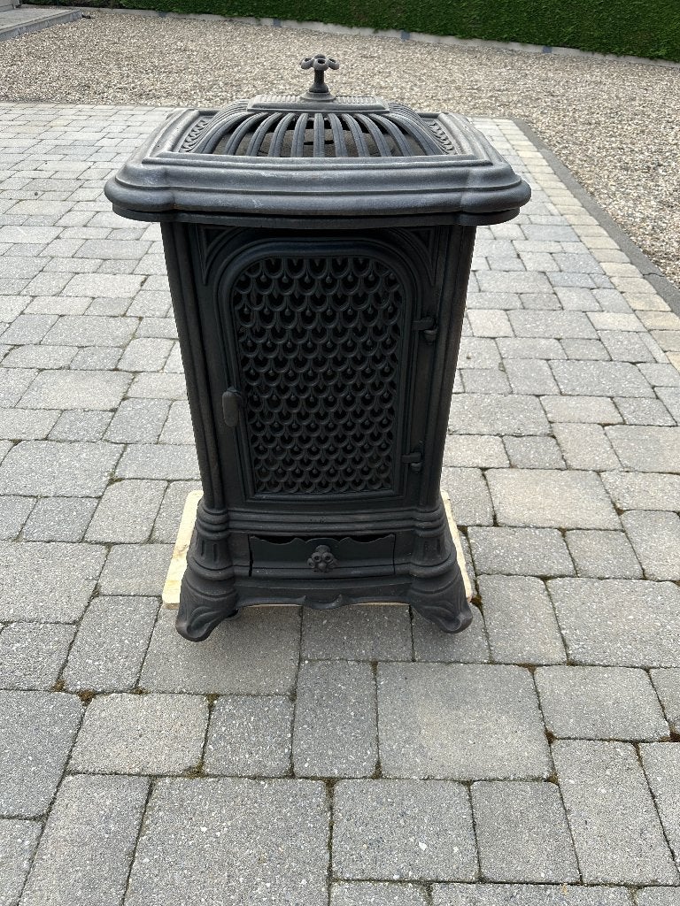 Prachtige Antieke houtkachel Kolenkachel, Ophalen, Gebruikt, Houtkachel, Vrijstaand