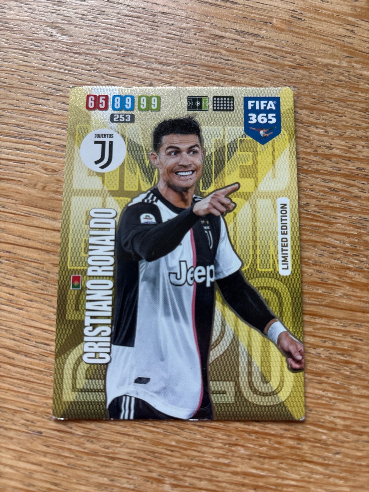 Limited Edition Cristiano Ronaldo FIFA 365 Adrenalyn XL kaar, Verzamelen, Ophalen of Verzenden, Zo goed als nieuw, Buitenlandse clubs