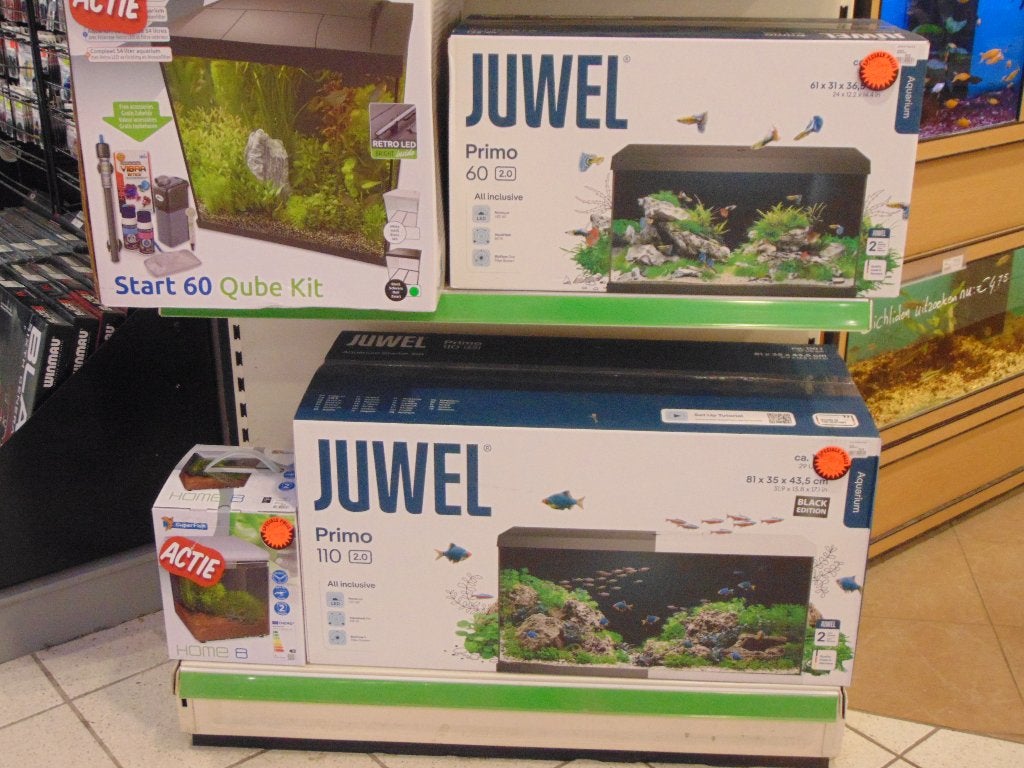 Aquariumsale in Assen., Ophalen, Inclusief deksel, Nieuw, Leeg aquarium