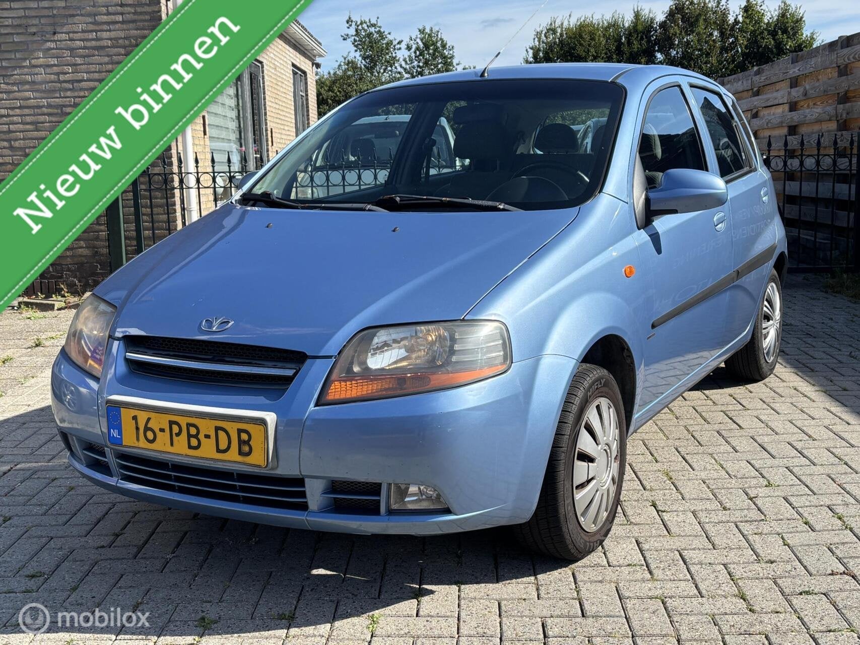 Daewoo Kalos 1.4-16V Class | automaat | airco !, Auto's, Daewoo, 94 pk, 4 cilinders, Elektrische ramen, Bedrijf