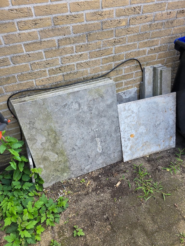 chinees hardsteen tegel, Tuin en Terras, Ophalen, Gebruikt, Terrastegels, Natuursteen