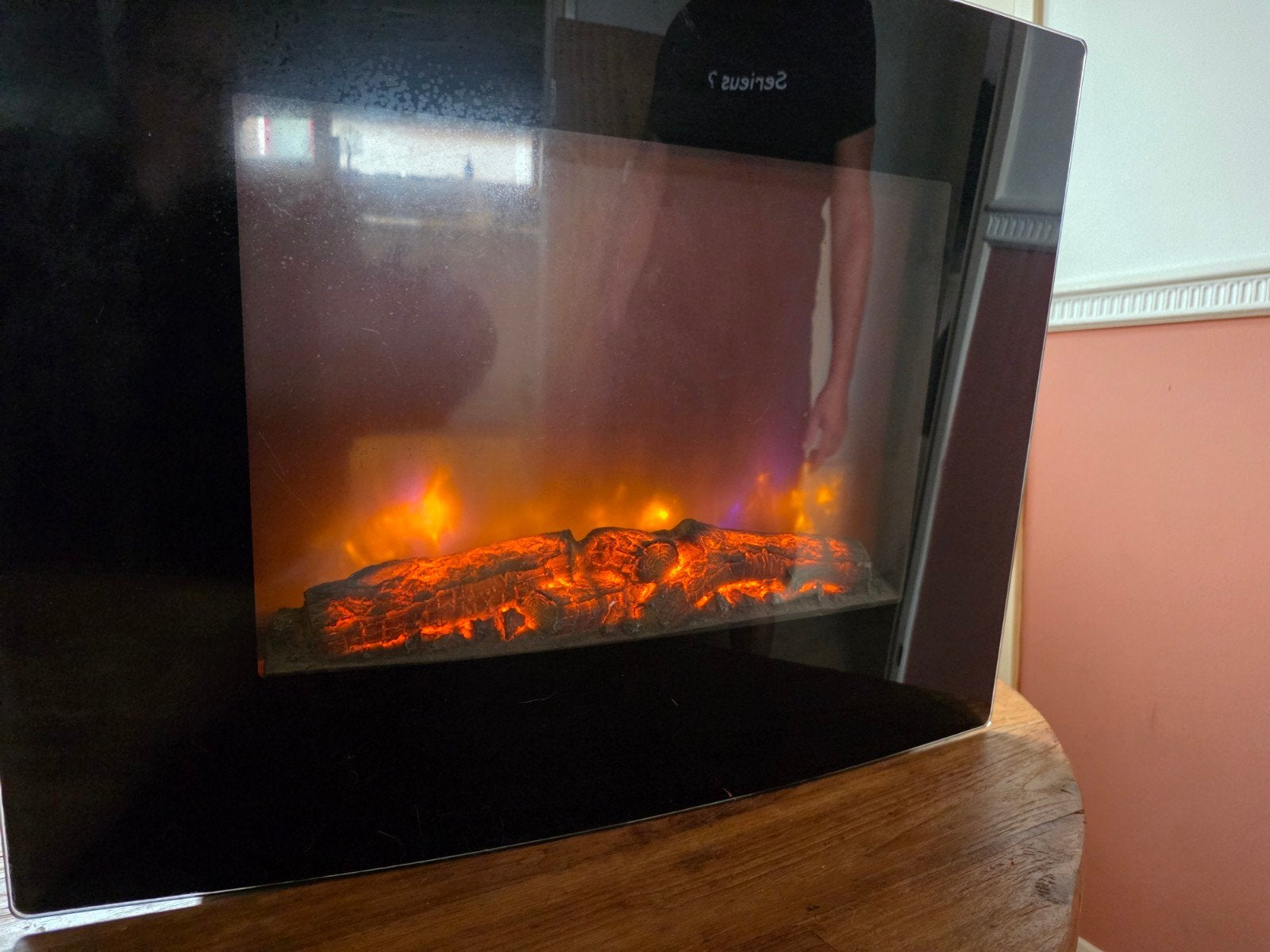 elektrische sfeerhaard, Huis en Inrichting, Ophalen, Gebruikt, Hangende haard, Elektrische haard