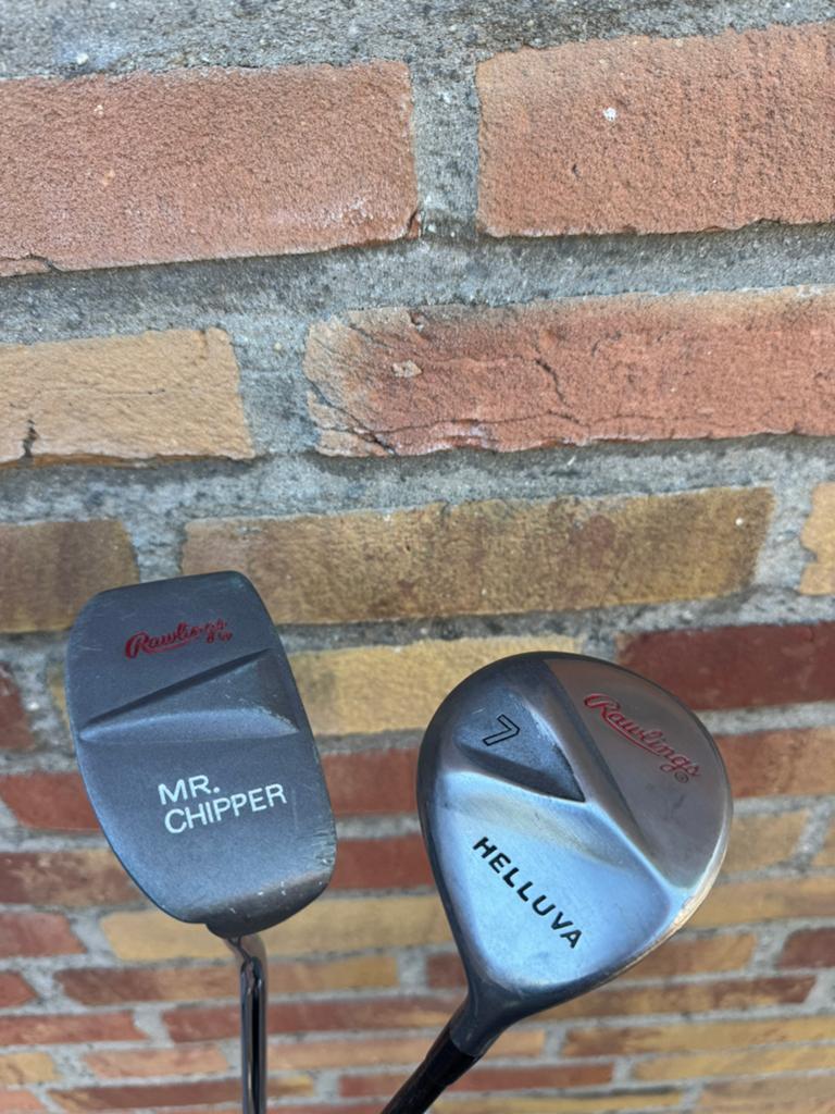 Rawlings Helluva hybride 7 & MR. Chipper golfclubs, Ophalen of Verzenden, Zo goed als nieuw, Club