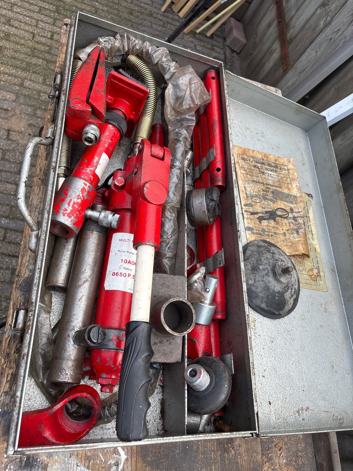 Multi Power Body/Frame Repair Kit - Hydraulisch Gereedschap, Ophalen, Gebruikt, Overige typen, Overige merken