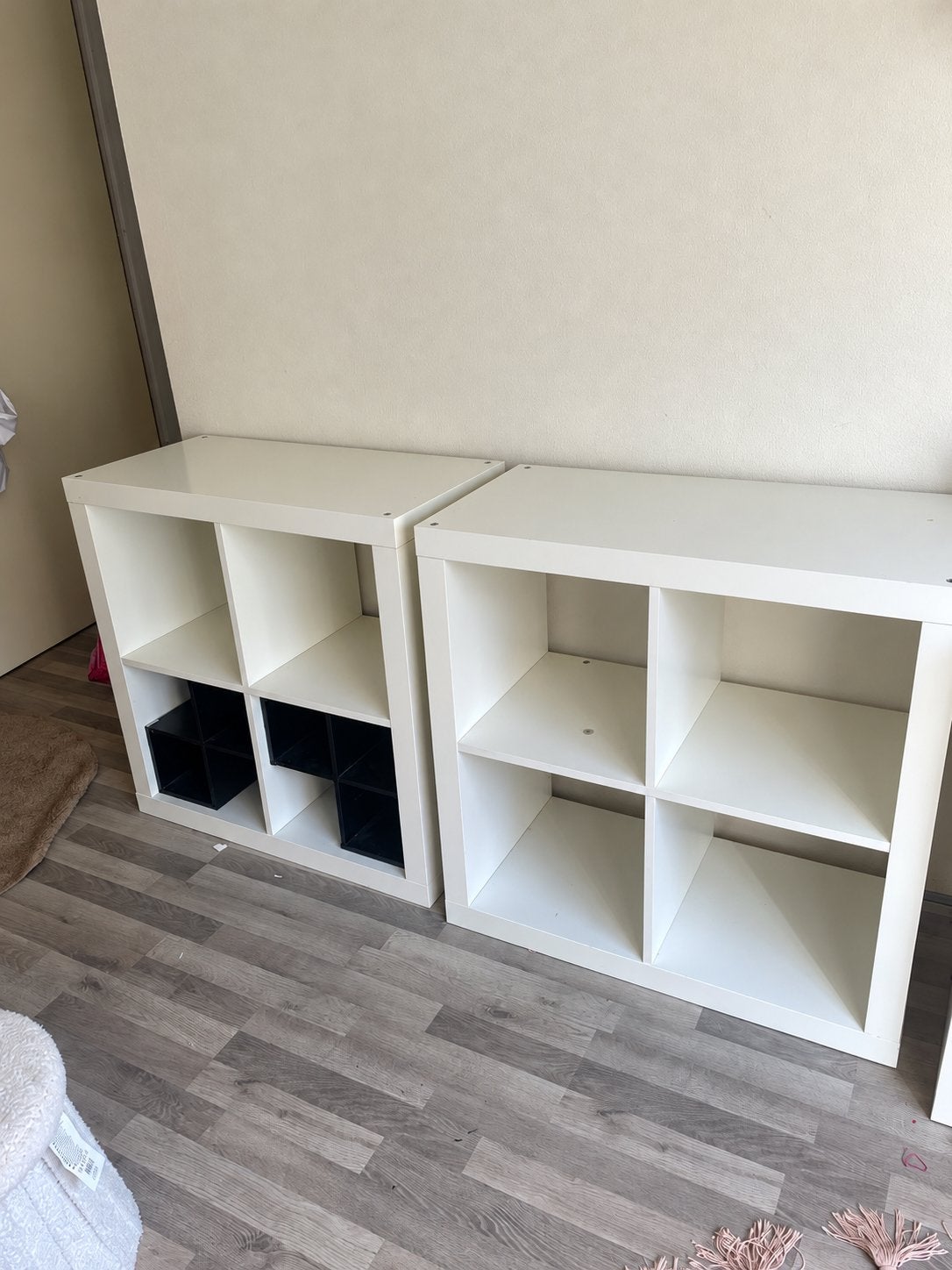 2 Witte Kallax/Expedit kasten - Gratis af te halen, Ophalen of Verzenden, Gebruikt