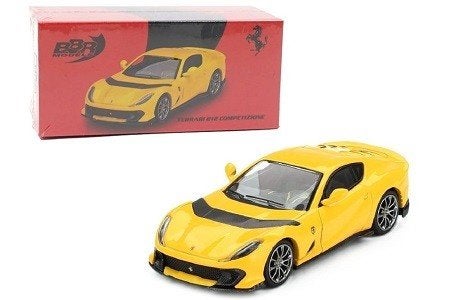 Ferrari 812 Competizione 2021 Giallo Modena (Geel) 1-64 BBR-, BBR-Models, Tschuiten@hotmail.com, Auto, Nieuw