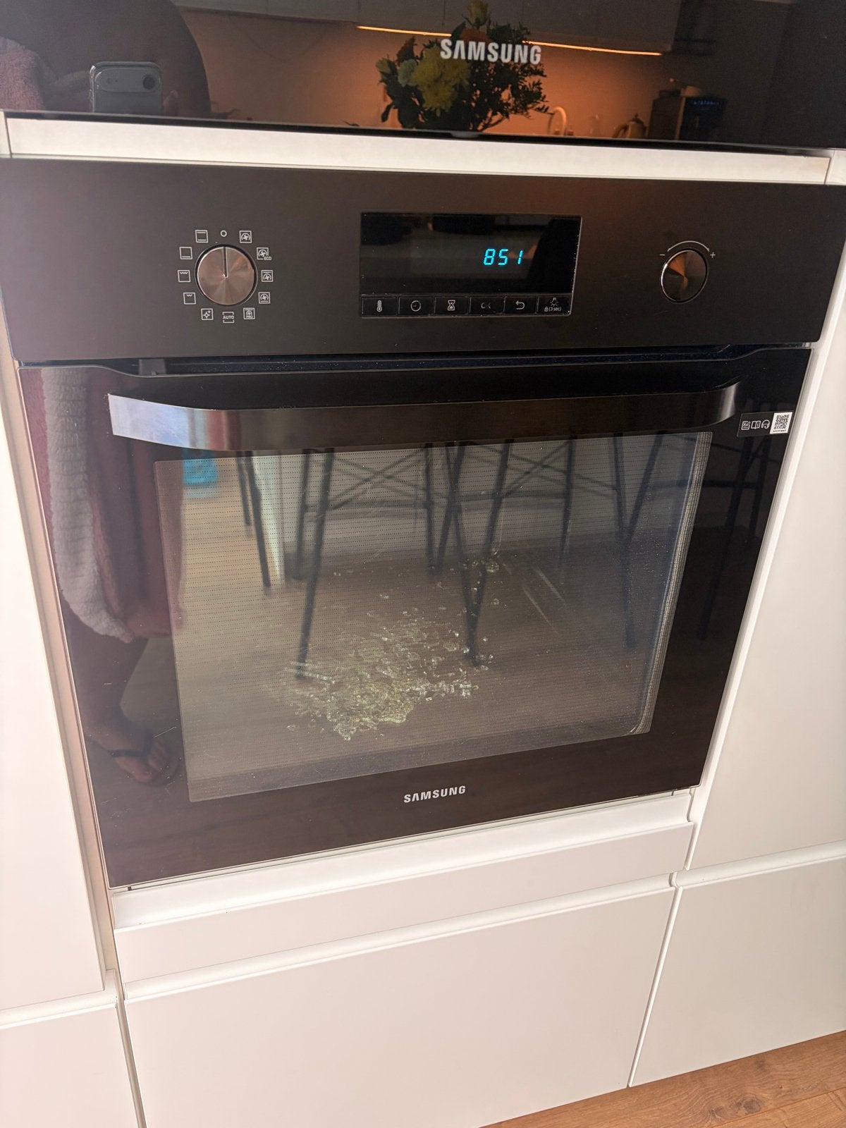 Samsung Inbouw Oven - Binnenglas kapot - Voor onderdelen, Witgoed en Apparatuur, Ovens, Ophalen, Oven, Inbouw, Niet werkend