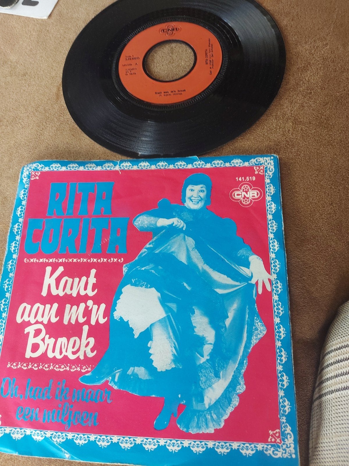 Rita Corita - Kant aan m'n Broek / Oh, had  maar een miljoe, Cd's en Dvd's, Vinyl Singles, Gebruikt, 7 inch, Ophalen of Verzenden