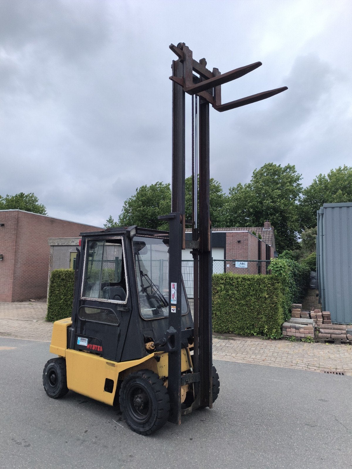 Heftruck Hyster 2 ton Diesel gratis levering, 2000 tot 3000 kg, Ophalen of Verzenden, Diesel, Heftruck