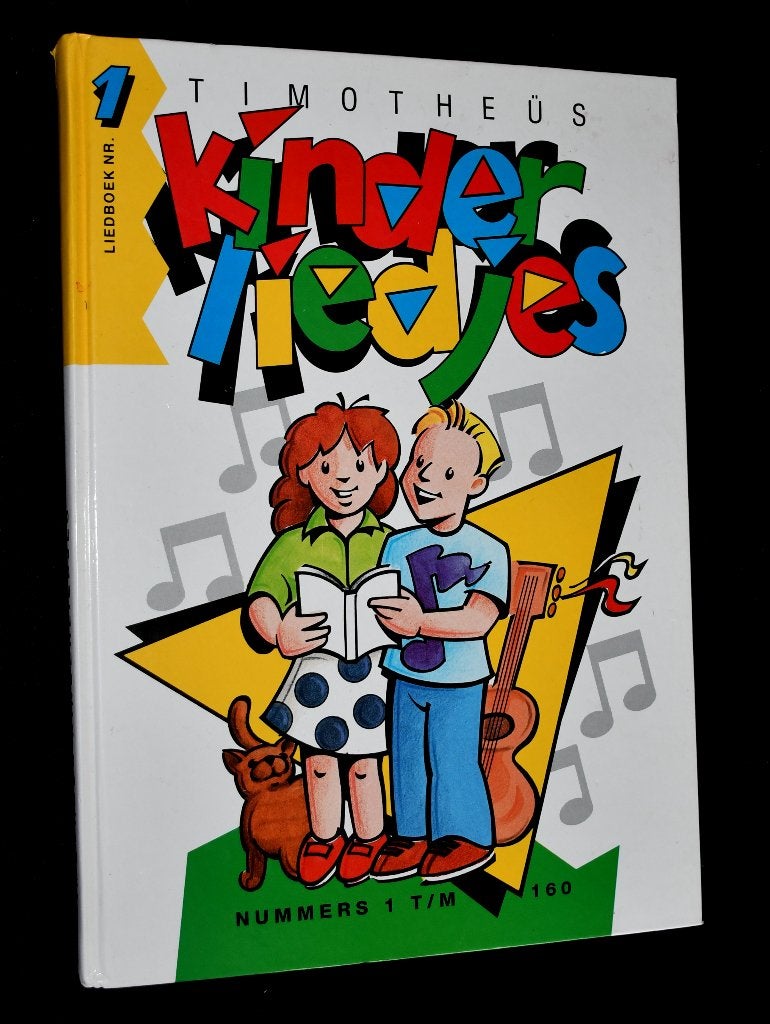 Kinderliedjes - Liedboek Nr. 1 - Timotheus - Nummers 1 tot e, Gitaar, Ophalen of Verzenden, Zo goed als nieuw, Thema