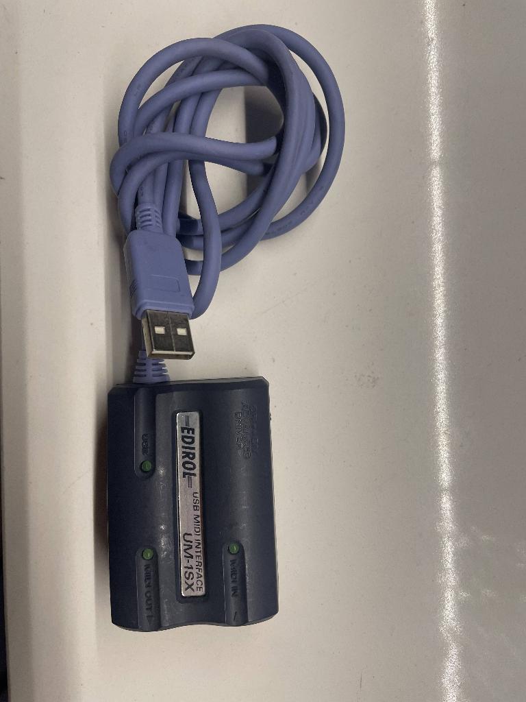 Edirol UM-1EX USB MIDI Interface, Ophalen of Verzenden, Zo goed als nieuw