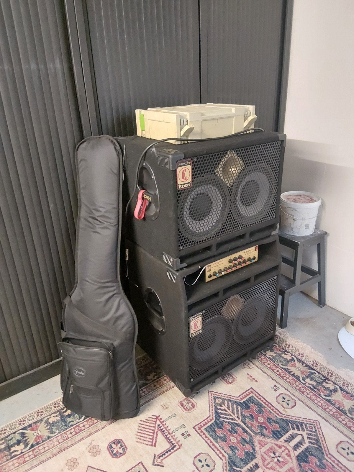 basversterker david eden wt400 usa, Ophalen, Gebruikt, 100 watt of meer