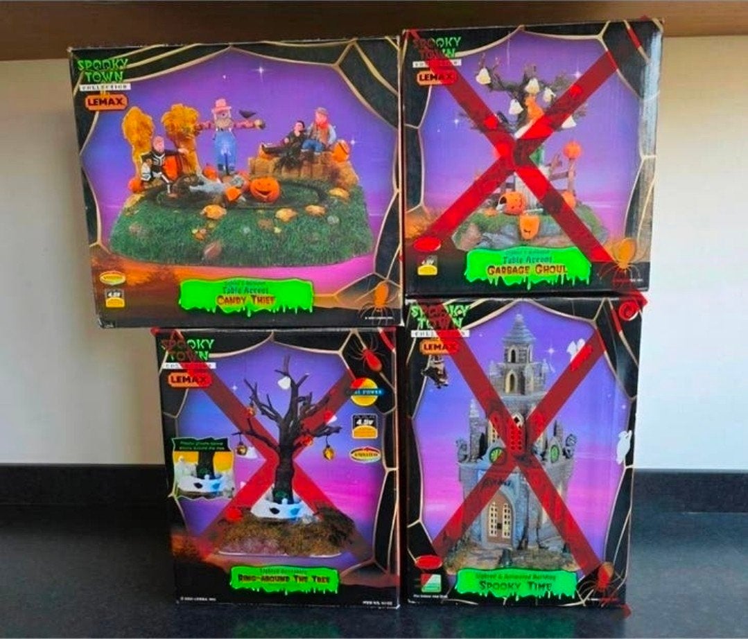 Nog maar 1! retired en zeldzaam Lemax Spooky town item, Diversen, Kerst, Ophalen of Verzenden, Gebruikt