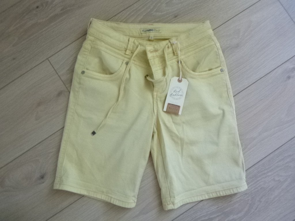 Red Button korte broek mt 38 geel SRB 2958   nieuw, Maat 38/40 (M), Kort, Verzenden, Geel