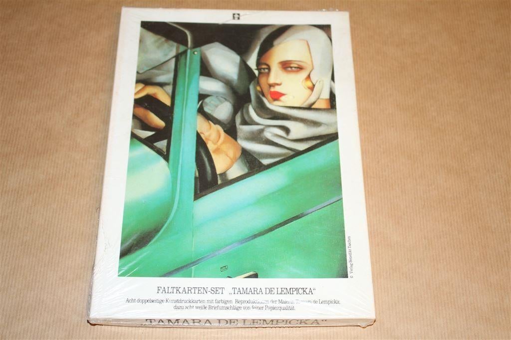 Faltkarten-Set Tamara de Lempicka. 8 Kaarten., Ophalen of Verzenden, Gelezen