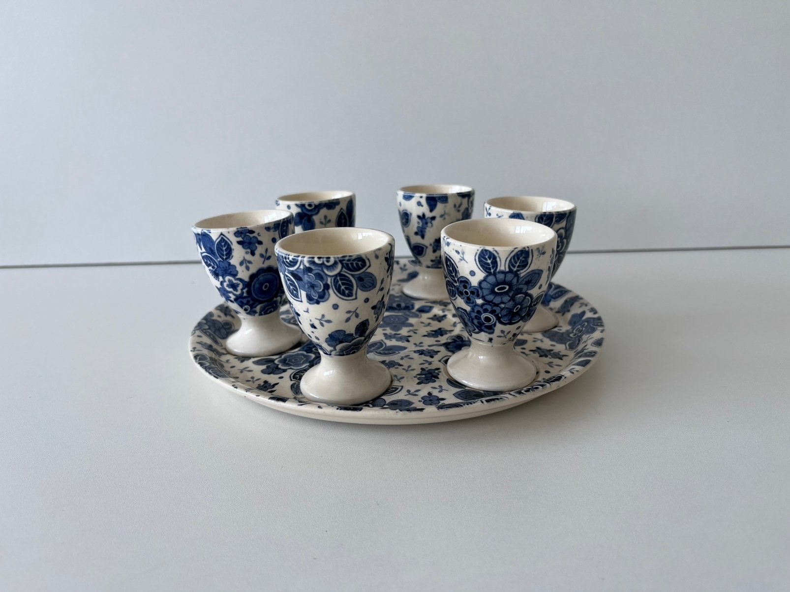 Beatrix servies eierdop set Societe Ceramique, Antiek en Kunst, Ophalen of Verzenden