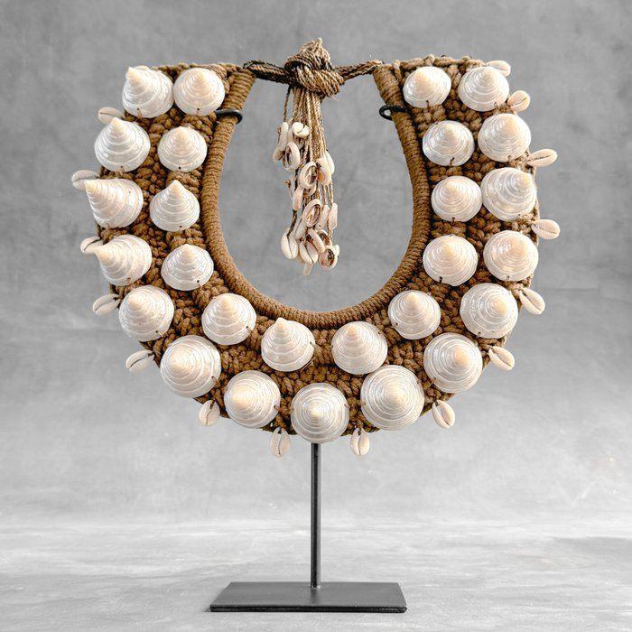 Decoratief ornament Schelpenketting, Huis en Inrichting, Woonaccessoires | Overige, Zo goed als nieuw, Overige materialen, Meerkleurig