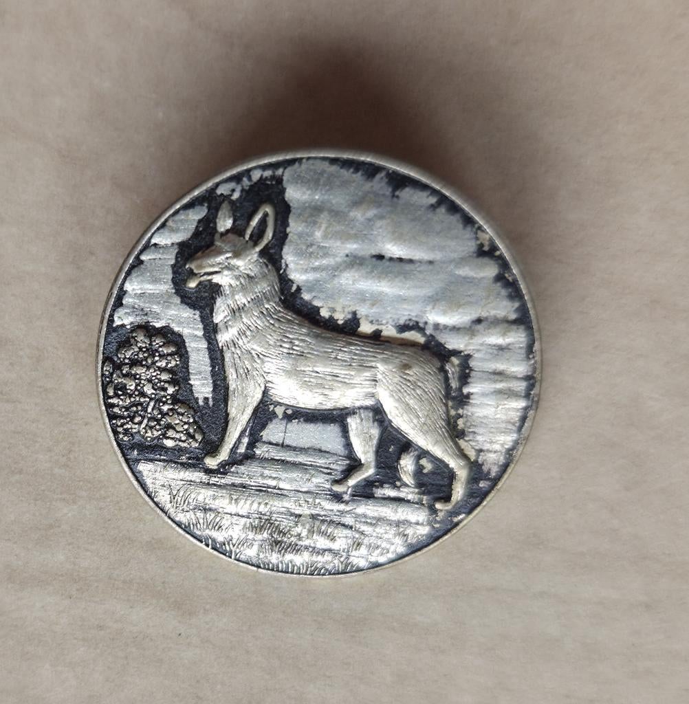 Duitse Herder Herdershond Hond broche, Gebruikt, Niet vindbaar, Niet vindbaar, Speldje of Pin