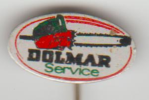 Dolmar service kettingzaag speld vintage, Verzenden, Zo goed als nieuw, Transport