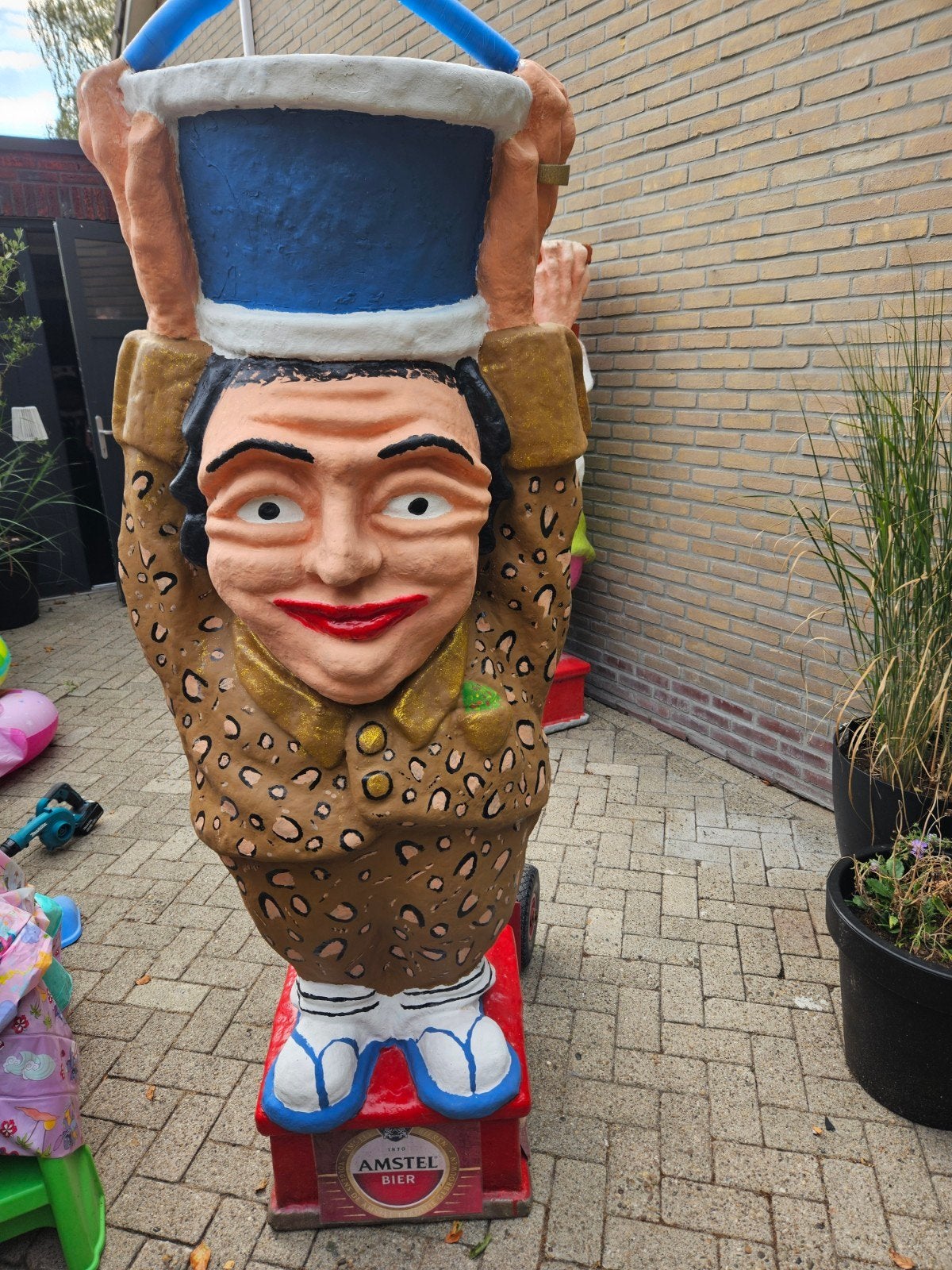 5 grote polyester poppen, Ophalen, Gebruikt