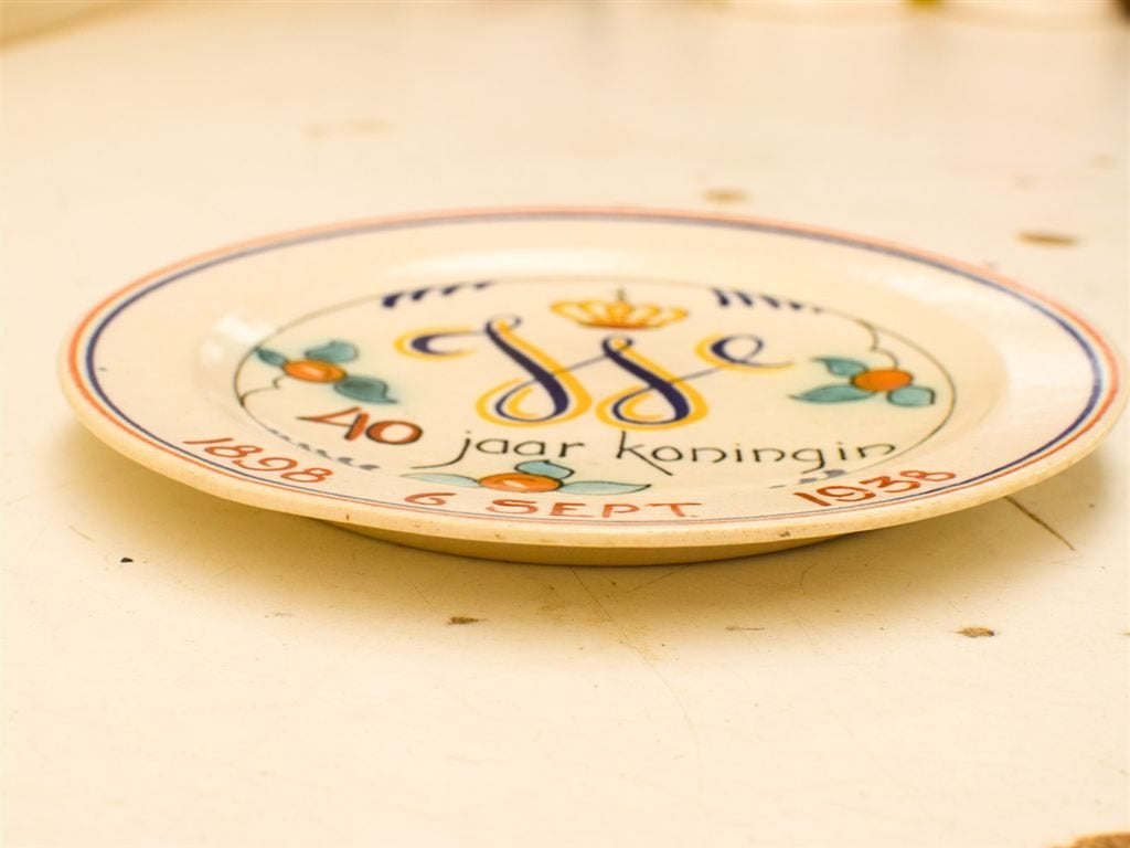Porseleinen Herdenkings bord 51656, Ophalen of Verzenden, Gebruikt