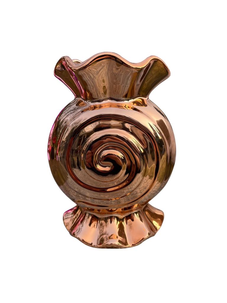 NIEUW !! Superleuke metallic vaas van Daan Kromhout, Huis en Inrichting, Woonaccessoires | Vazen, Ophalen of Verzenden, Nieuw