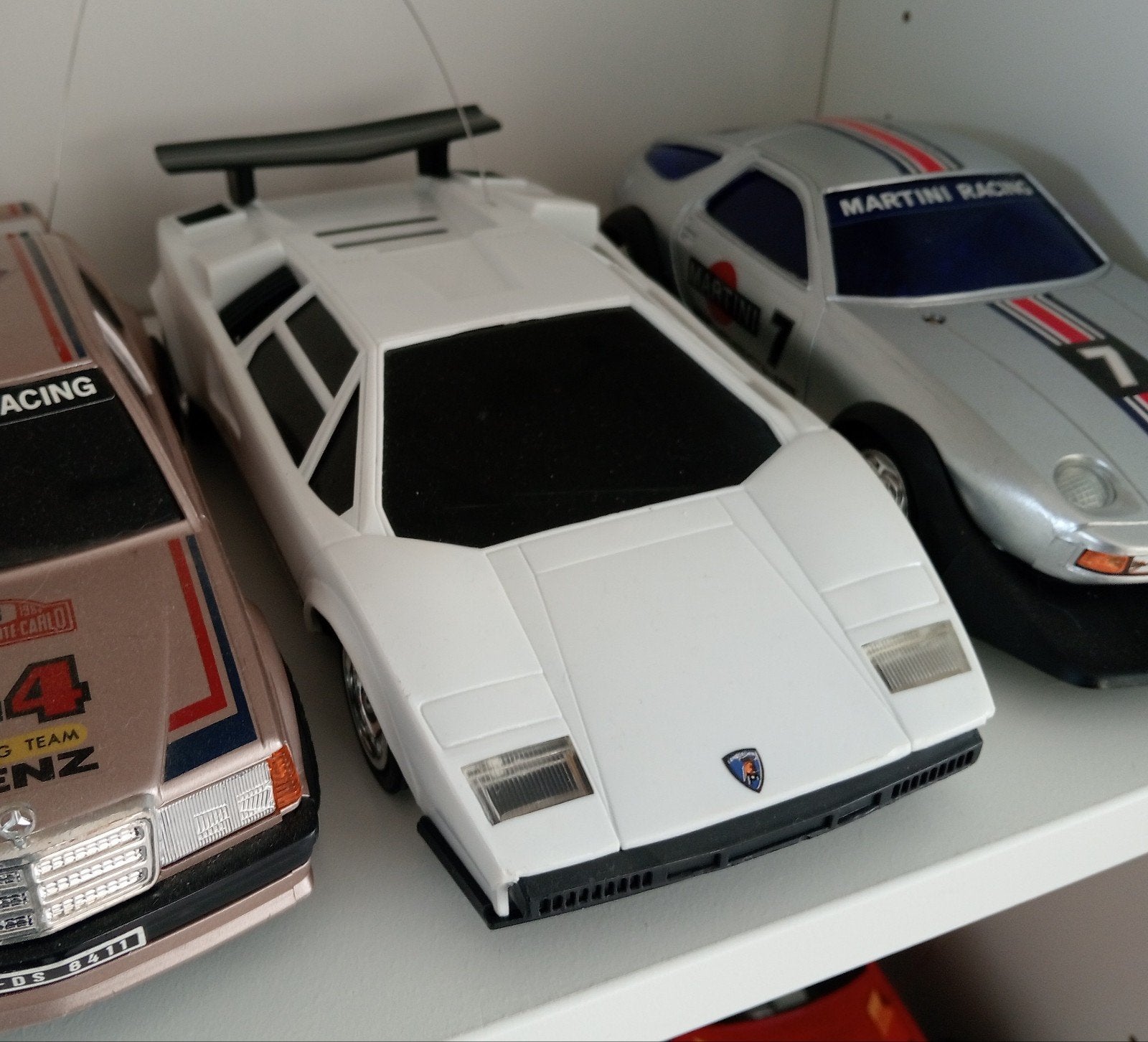 Vintage RC Tandy Lamborghini Countach, Zo goed als nieuw, Auto onroad, Overige schalen, Overige typen