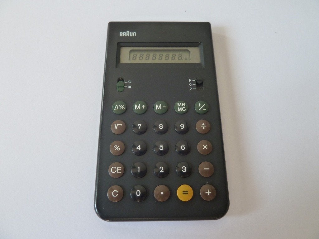 Braun ET33 Type 4 993 calculator, Diversen, Ophalen, Zo goed als nieuw