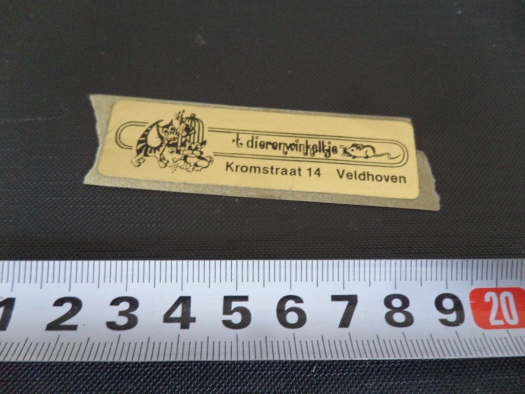 sticker folie veldhoven 't dierenwinkeltje kromstraat 14, Ophalen, Zo goed als nieuw