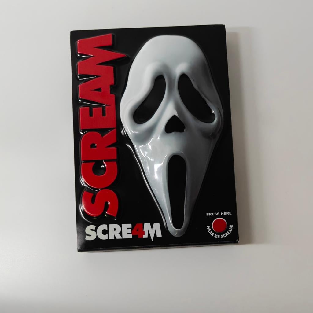 Scream 4 (Scre4m) Blu-ray Gelimiteerde Ghostface Editie, Ophalen of Verzenden, Zo goed als nieuw, Horror