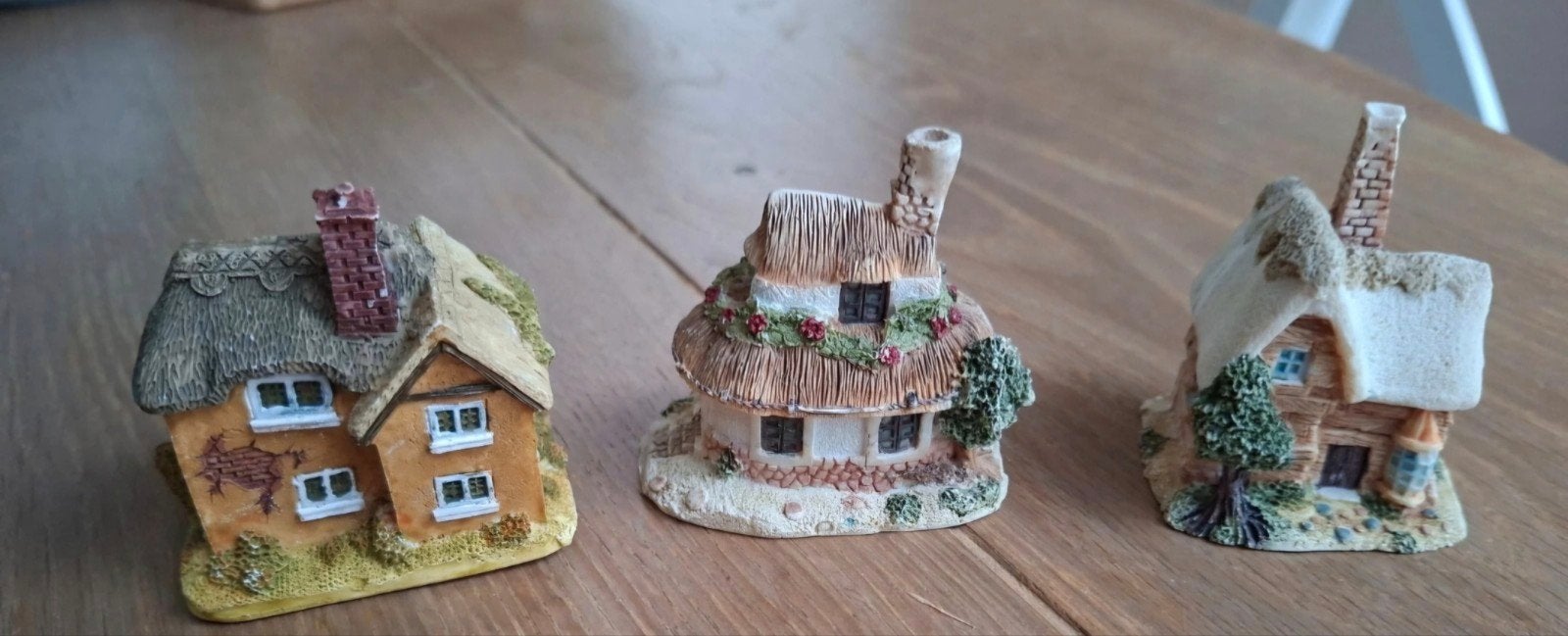 Set van 3 Lilliput Lane  look alike huisjes - Decoratieve mi, Ophalen of Verzenden, Gebruikt