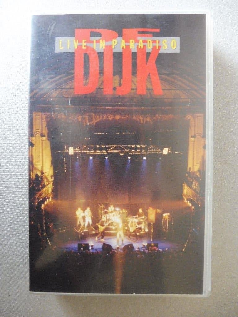 VHS videoband: De Dijk - live in Paradiso, Cd's en Dvd's, Alle leeftijden, Muziek en Concerten, Ophalen of Verzenden, Nieuw in verpakking