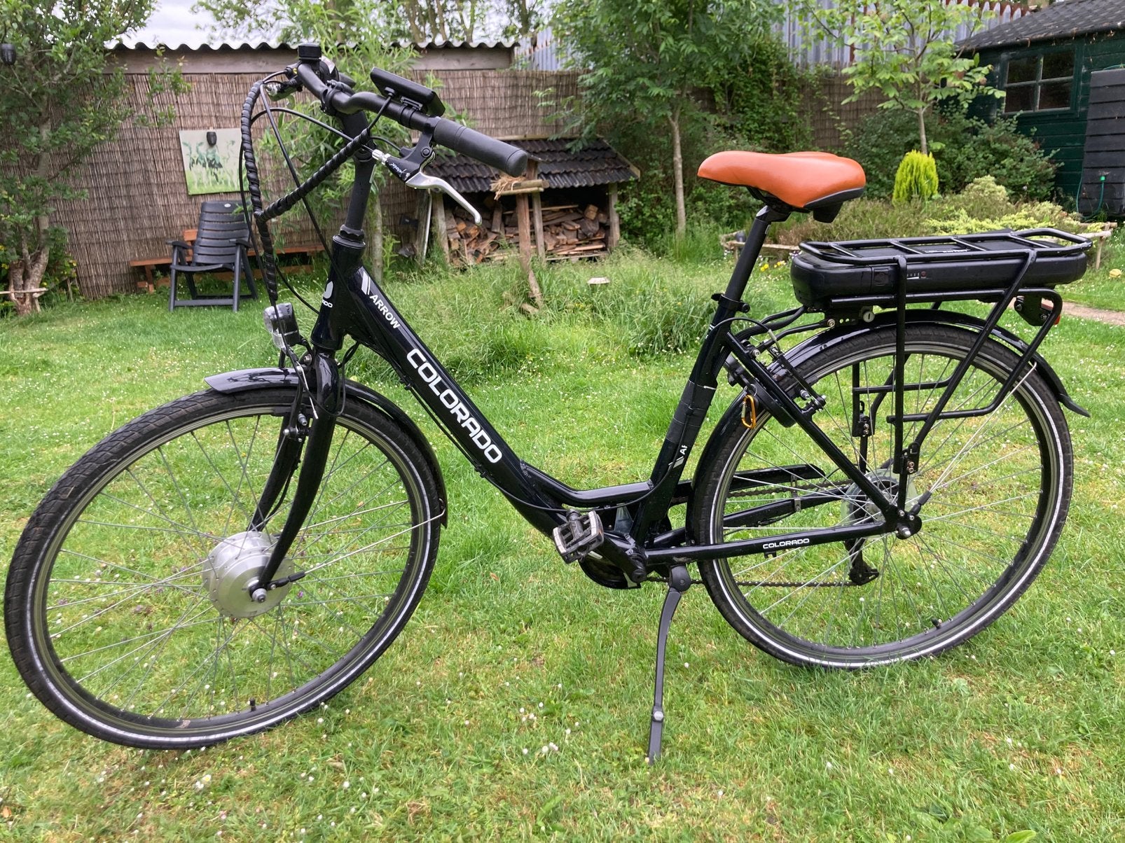 Elektrische fiets, weinig km, 7 versnellingen, 47 tot 51 cm, Ophalen, Zo goed als nieuw, Overige merken