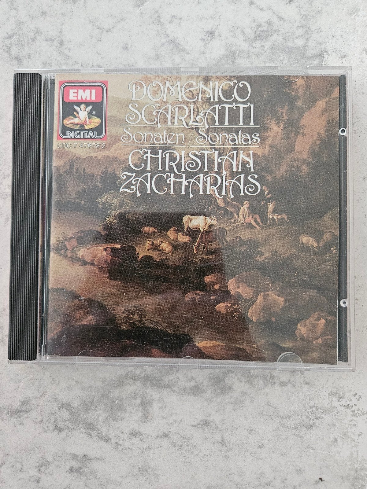 Domenico Scarlatti - Sonaten / Sonatas (Christian Zacharias, Cd's en Dvd's, Ophalen of Verzenden, Gebruikt, Overige typen