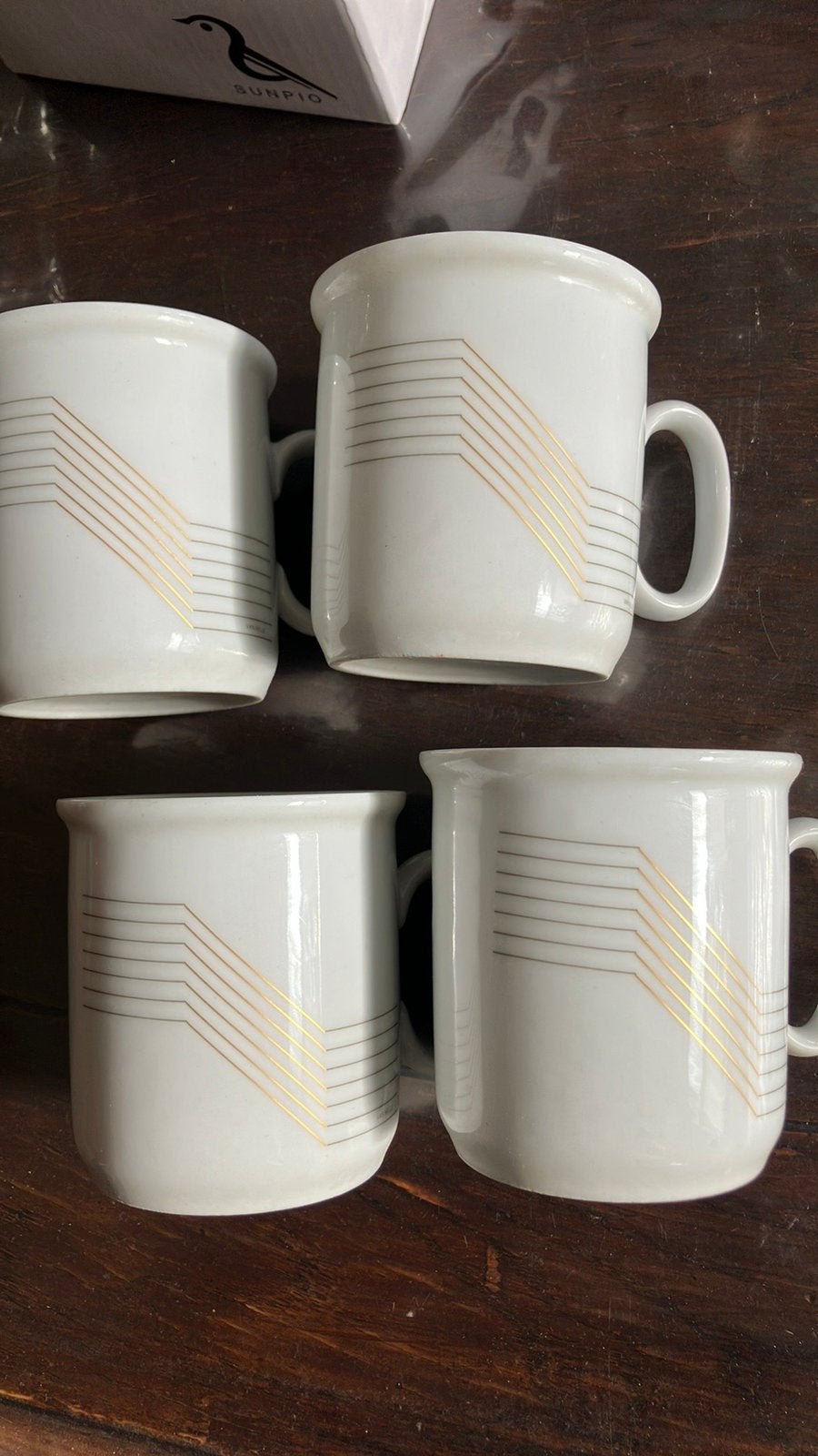 Van Nelle koffie mokken., Nieuw, Overige stijlen, Porselein, Mok