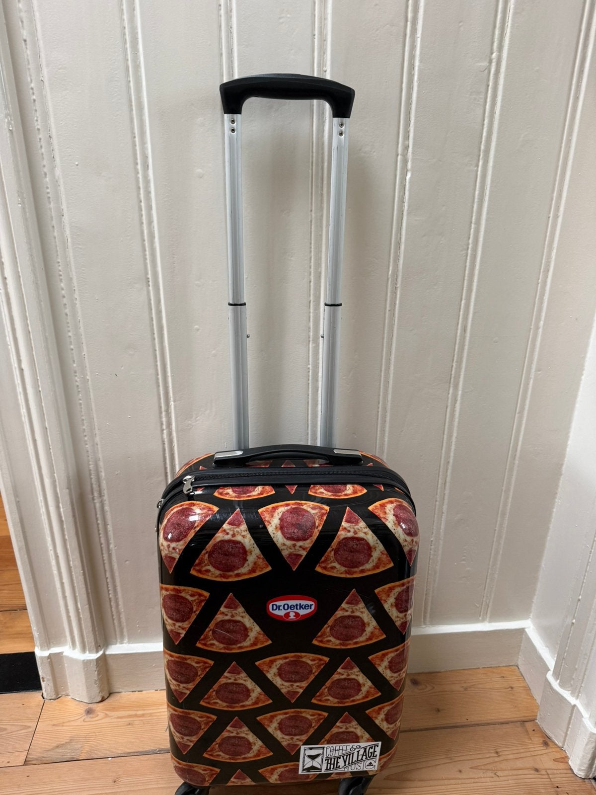 Handbagagekoffer reiskoffer handbagage koffertje pizza, 50 tot 60 cm, Hard kunststof, Ophalen of Verzenden, Zo goed als nieuw