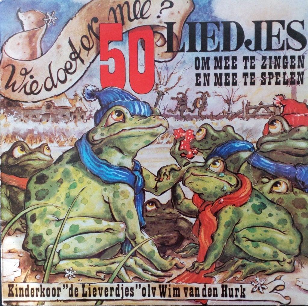 LP - Kinderkoor "De Lieverdjes" - 50 Liedjes - 1976, Originele persing, Ophalen of Verzenden, Gebruikt, 12 inch