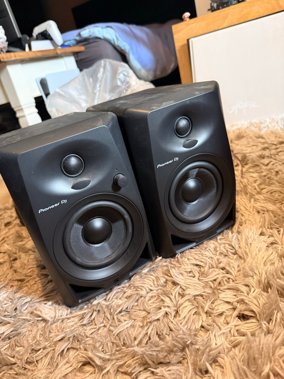 Pioneer DJ DM-40 studio speakers (set van 2), Studiomonitor, Ophalen of Verzenden, Zo goed als nieuw, Pioneer