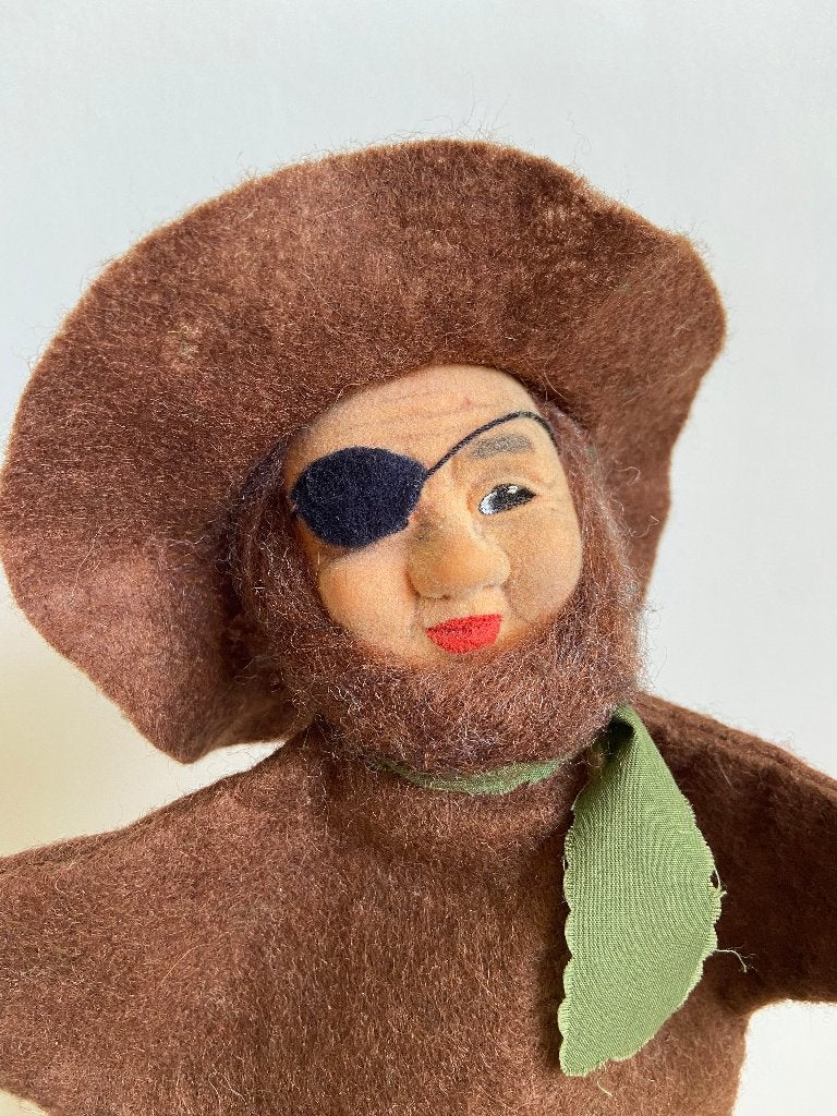 Vintage handpop piraat, Ophalen of Verzenden, Gebruikt, Pop