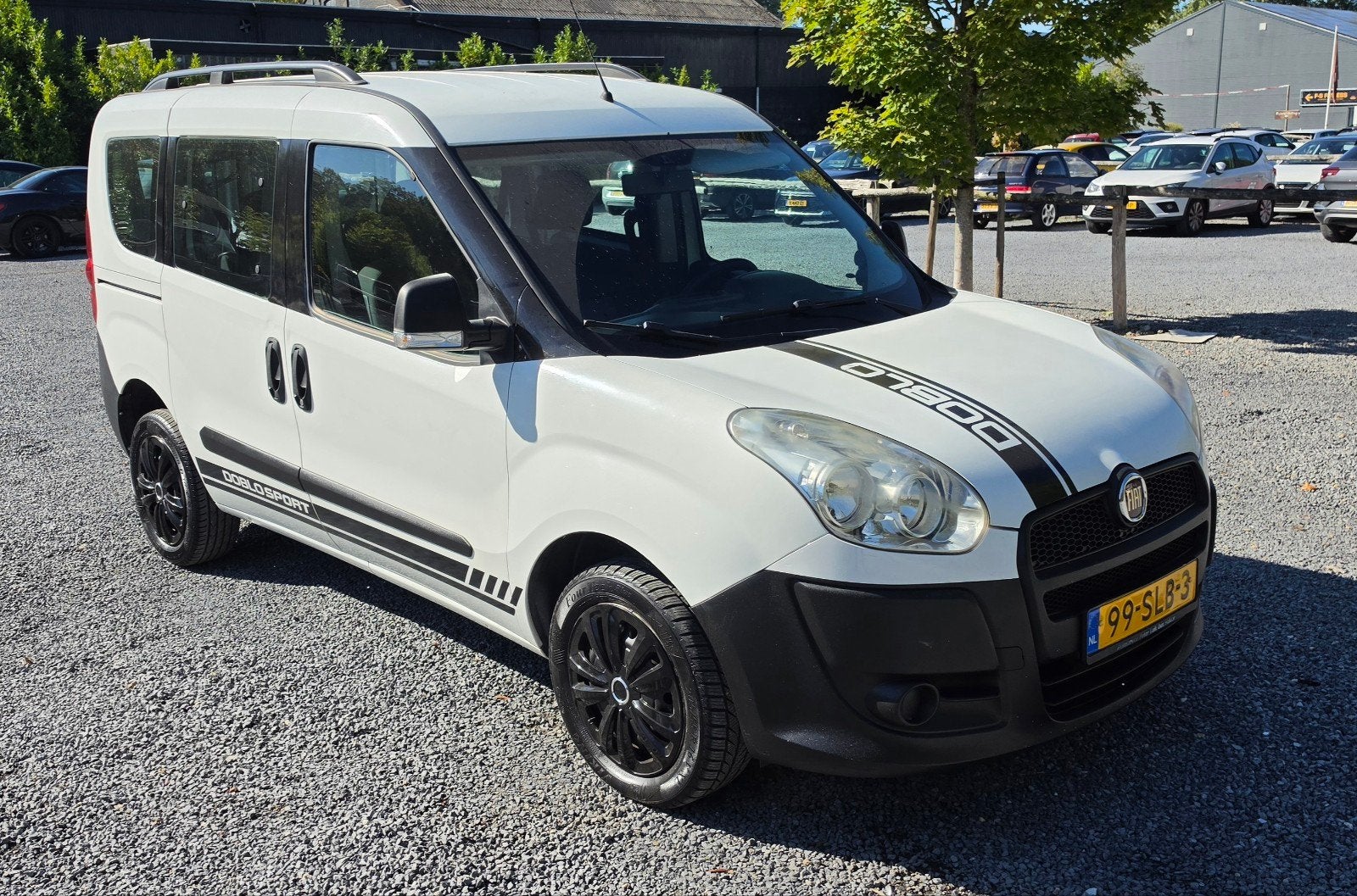 Fiat Doblo 1.4 bouwjaar 2011 Wit Lift inbouw, Voorwielaandrijving, Euro 5, Stof, Wit